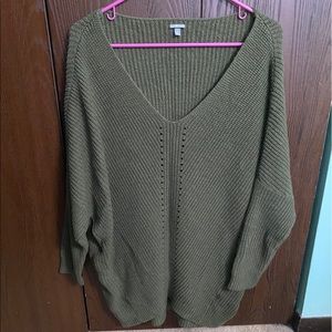 Charlotte Russe Army Green Sweater
